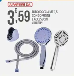 Iper Romagnolo Tubo doccia con soffione e accessori offerta