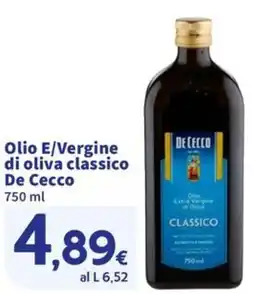 Ok Sigma Olio E/Vergine di oliva classico De Cecco offerta