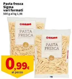 Ok Sigma Pasta fresca Sigma offerta