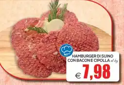 SuperOne Hamburger di suino con bacon e cipolla offerta