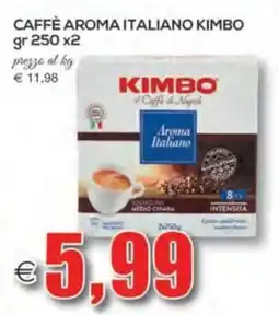 SuperOne Caffè aroma italiano kimbo offerta