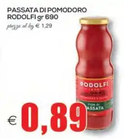 SuperOne Passata di pomodoro Rodolfi offerta