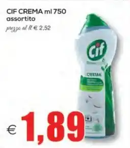 SuperOne Cif crema offerta