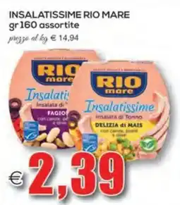SuperOne Insalatissime Rio Mare offerta