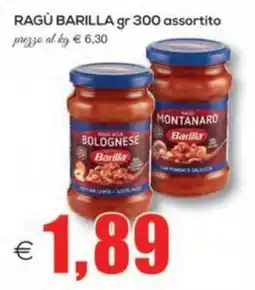 SuperOne Ragù Barilla offerta