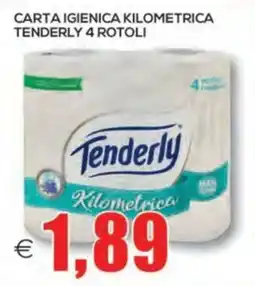 SuperOne Carta igienica kilometrica Tenderly offerta