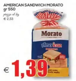 SuperOne American Sandwich Morato offerta