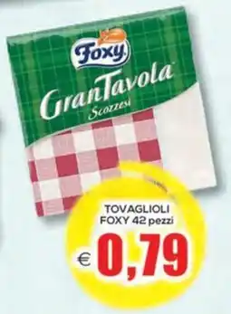 SuperOne Foxy GranTavola Scozzesi offerta