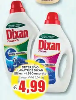 SuperOne Detersivo lavatrice Dixan offerta