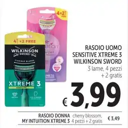 Spazio Conad Rasoio uomo sensitive xtreme 3 wilkinson sword offerta