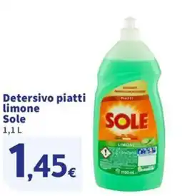 Ok Sigma Detersivo piatti limone Sole offerta