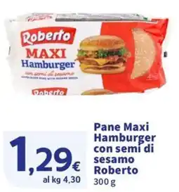Ok Sigma Pane Maxi Hamburger con semi di sesamo Roberto offerta