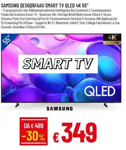 Galassia Samsung QLED 4K 55" offerta