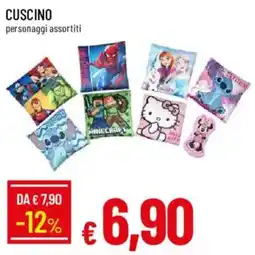 Galassia Cuscino personaggi assortiti offerta