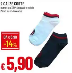 Galassia Calze corte Milan Inter Juventus offerta