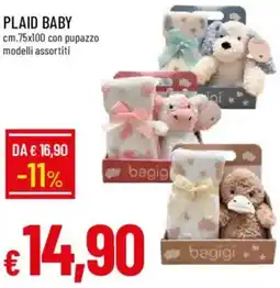 Galassia Plaid Baby bagigi offerta