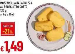 Galassia Mozzarella in carrozza al prosciutto cotto offerta
