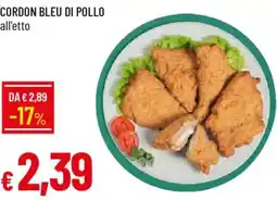 Galassia Cordon bleu di pollo offerta
