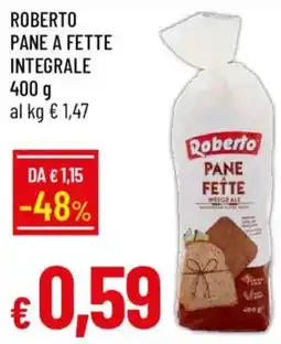 Galassia Roberto pane a fette integrale offerta