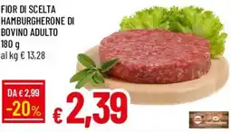 Galassia Fior di scelta hamburgerone di bovino adulto offerta
