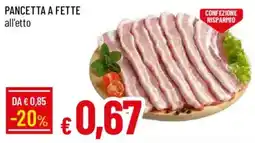Galassia Pancetta a fette offerta