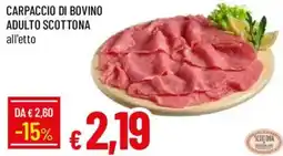 Galassia Carpaccio di bovino adulto Scottona offerta