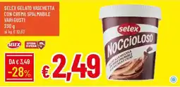 Galassia Selex gelato vaschetta noccioloso offerta