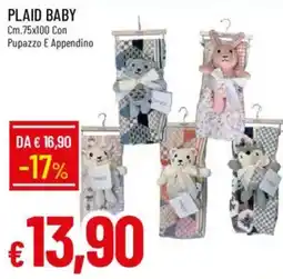 Galassia Plaid Baby offerta
