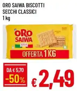 Galassia Oro Saiwa biscotti secchi classici offerta