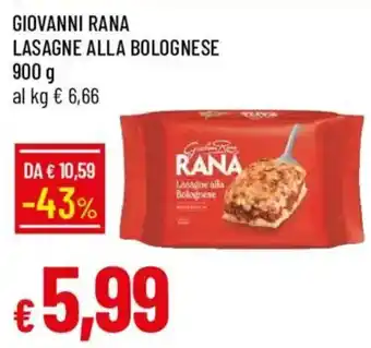 Galassia Lasagne alla bolognese Rana offerta