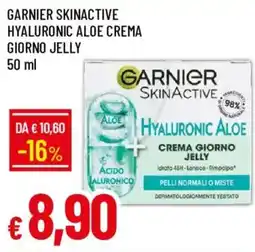 Galassia Garnier SkinActive Hyaluronic Aloe Crema Giorno Jelly offerta