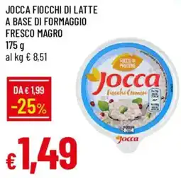 Galassia Jocca Fiocchi di Latte a base di Formaggio Fresco Magro offerta