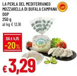 Galassia La perla del mediterraneo mozzarella di bufala campana dop offerta