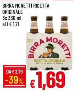 Galassia Birra Moretti Ricetta Originale offerta