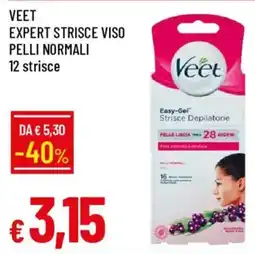 Galassia Veet Expert Strisce Viso Pelli Normali offerta
