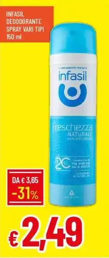 Galassia Infasil deodorante offerta