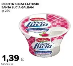 Tigre Amico Ricotta senza lattosio Santa Lucia Galbani offerta