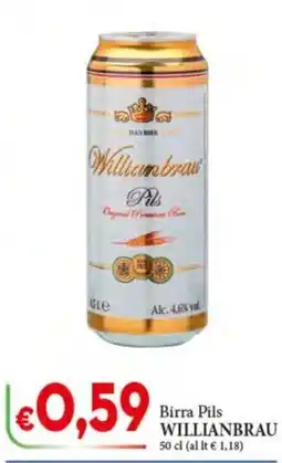 D'Italy Birra Pils Willianbrau offerta