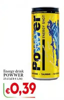 D'Italy Energy drink POWWER offerta