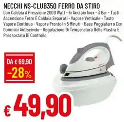 Galassia Necchi ferro da stiro offerta