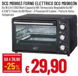 Galassia Forno elettrico DCG offerta