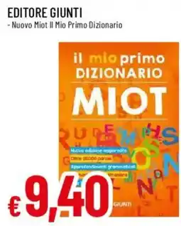 Galassia Nuovo MiOT Il Mio Primo Dizionario offerta