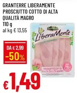 Galassia Prosciutto cotto di alta qualità magro offerta