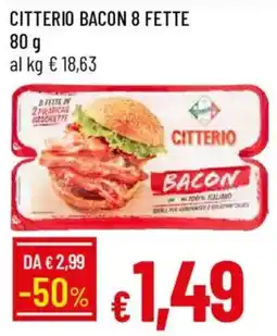 Galassia Citterio bacon offerta