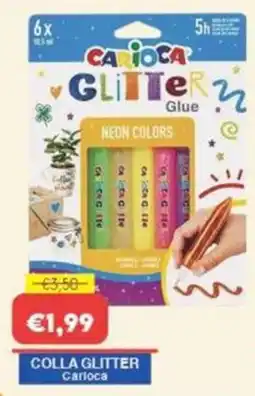 Huali Market Colla glitter Carioca offerta
