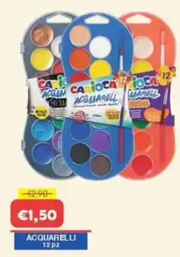 Huali Market Carioca acquarelli offerta