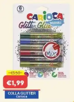 Huali Market Colla glitter Carioca offerta