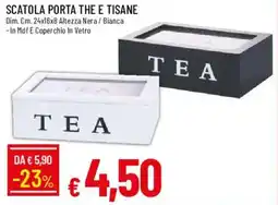Galassia Scatola porta the e tisane offerta