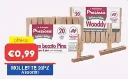 Huali Market Mollette Preziosa Woody offerta