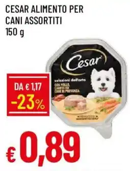 Galassia Cesar alimento per cani assortiti offerta